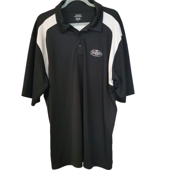 Louisville Slugger Other - Louisville Slugger Polo Shirt Baseball Athletic Golf Size XXL Black with…